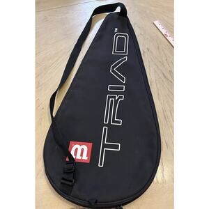 Wilson Triad Tennis Racquet Carrying Case Bag Only Zip Sleeve Padded Excellent!